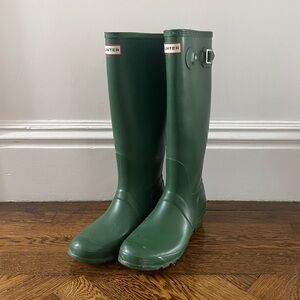 Hunter Classic Green rainboots US8/EU 40-41